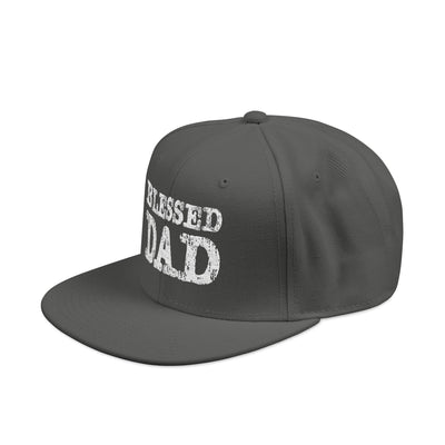 BLESSED DAD |  Snapback Hat |  Embroidered Cap for Father's Day, Gift for Dads, Trendy Father's Day Gift, Casual Everyday Wear