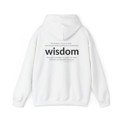 WISDOM | Faithware Collection – Hoodie | (Proverbs 24:3-4)