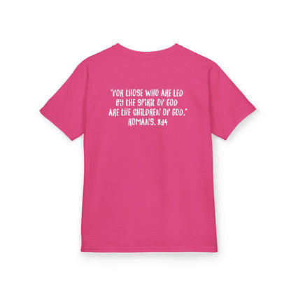 GOD'S CHILD! Collection |  Inspirational Youth Tee-Shirt | (Romans 8:14)