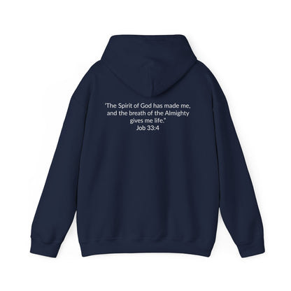 GOD MADE! Collection | Hoodie | (Job 33:4)