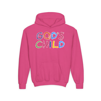 GOD'S CHILD! Collection | Hoodie [Youth]  | (Romans 8:14) - Pastel