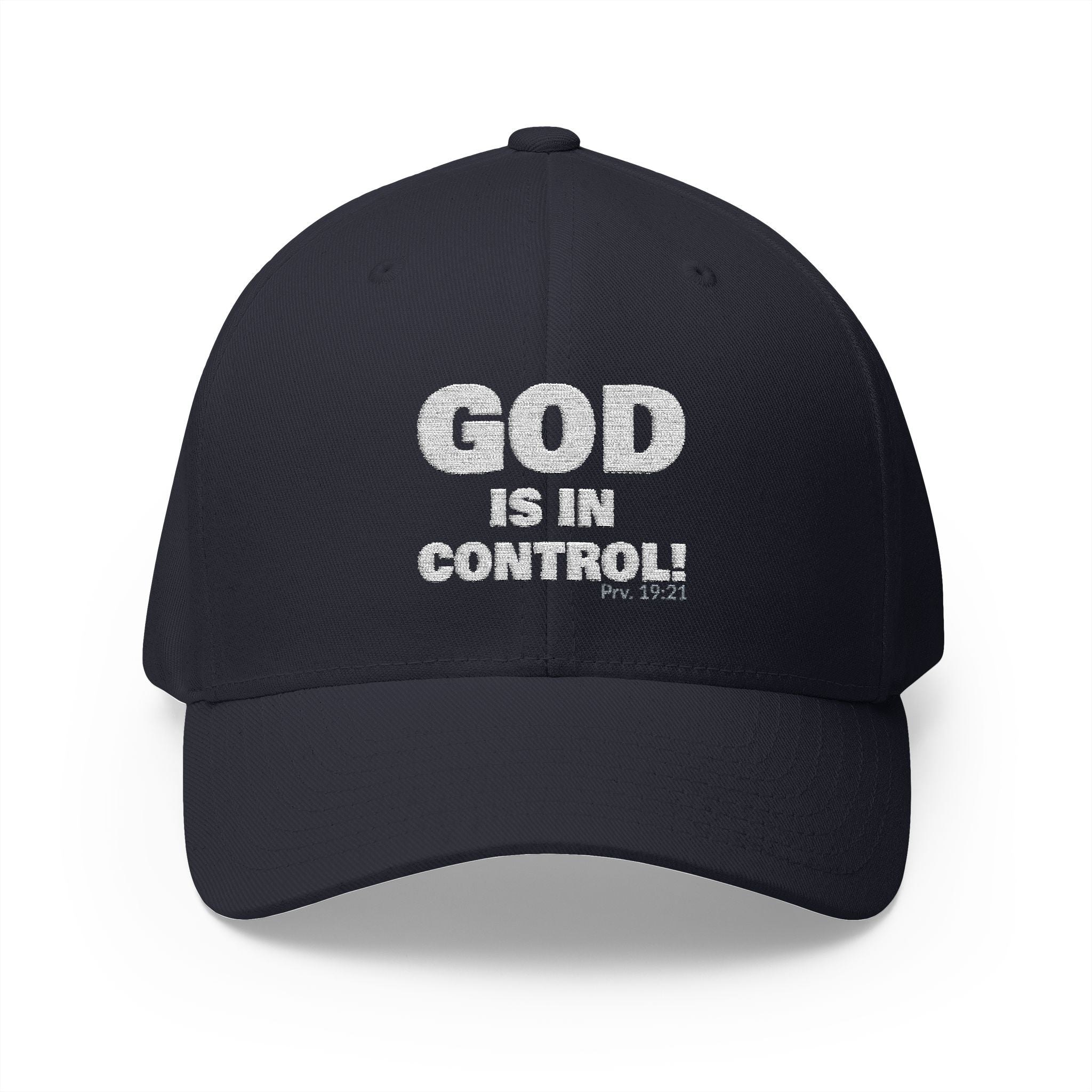 GOD IS IN CONTROL! Collection | Embroidered Cap | (Proverbs 19:21 )