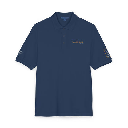 THRIVE 29:11 Collection | Unisex Embroidered Polo Shirt | (Jeremiah 29:11)