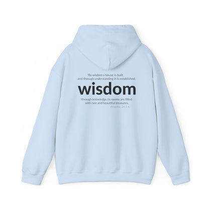 WISDOM | Faithware Collection – Hoodie | (Proverbs 24:3-4)