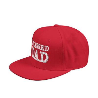 BLESSED DAD |  Snapback Hat |  Embroidered Cap for Father's Day, Gift for Dads, Trendy Father's Day Gift, Casual Everyday Wear