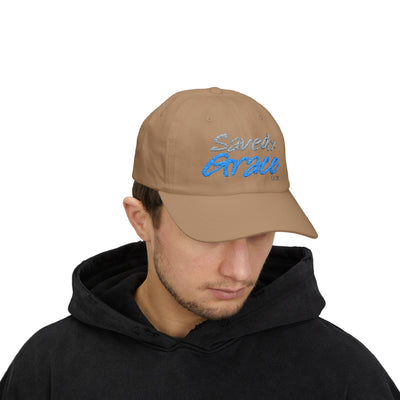 SAVED x GRACE  (Eph. 2:8)  Faithware Collection Unisex Cap - (embroidered)