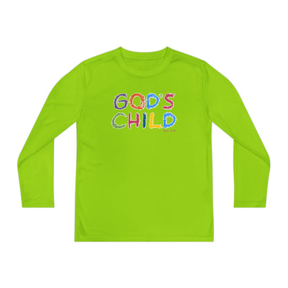 GOD'S CHILD! Collection | Youth Long Sleeve Tee  | (Romans 8:14) - Pastel