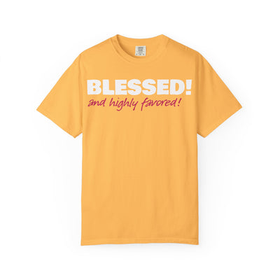 Blessed & Highly Favored Women's Tee | Luke 1:28