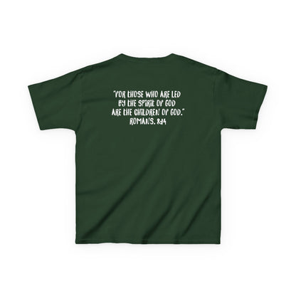 GOD'S CHILD! Collection |  Inspirational Youth Tee-Shirt | (Romans 8:14)
