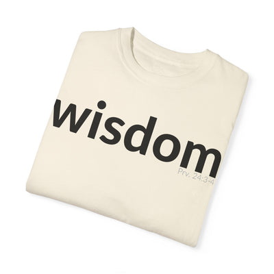 WISDOM | Faithware Collection – T-Shirt | Proverbs 24:3-4