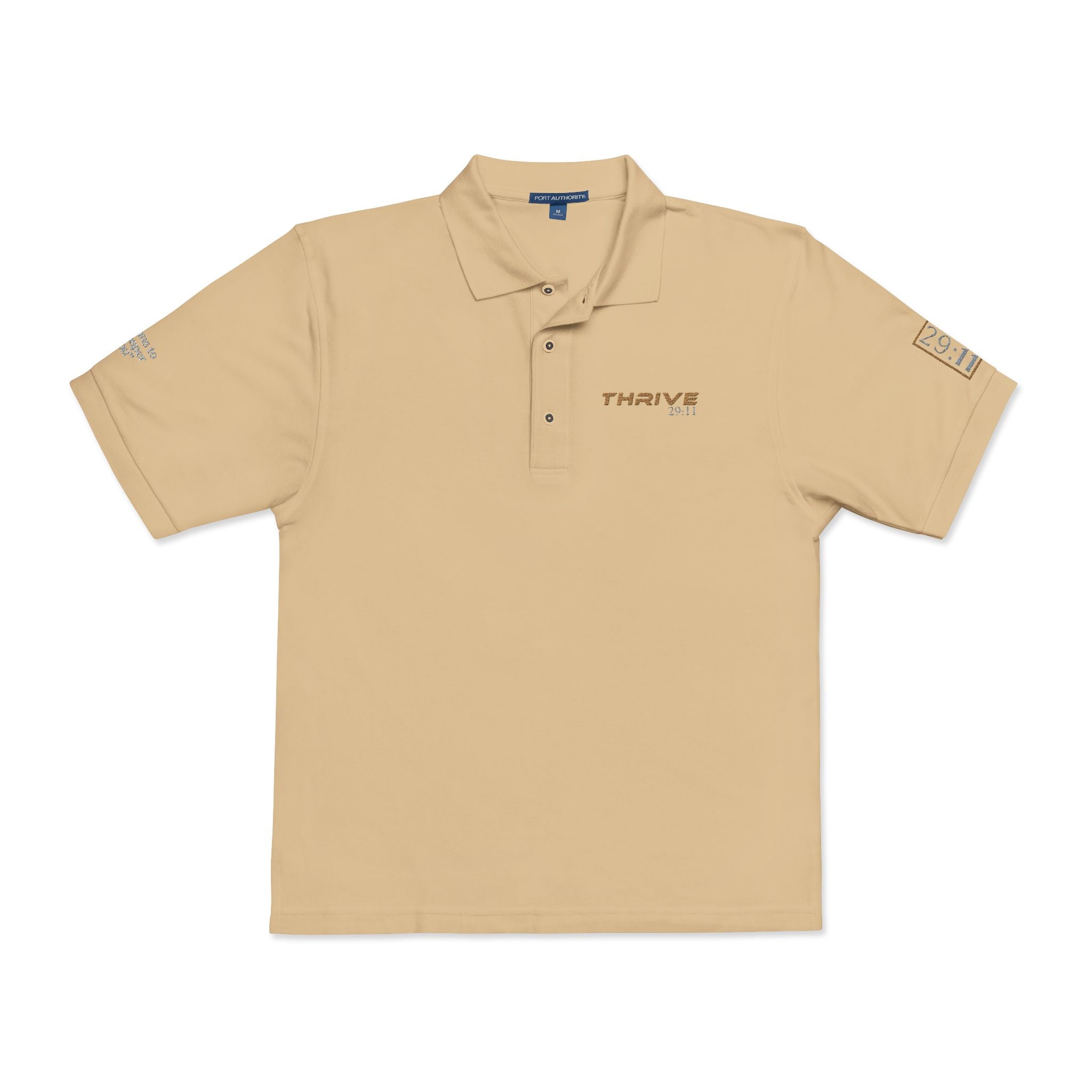 THRIVE 29:11 Collection | Unisex Embroidered Polo Shirt | (Jeremiah 29:11)
