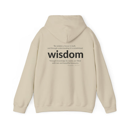 WISDOM | Faithware Collection – Hoodie | (Proverbs 24:3-4)