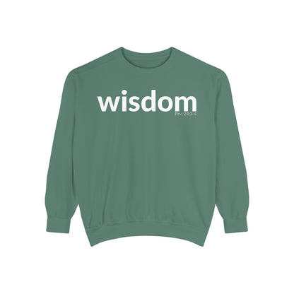 WISDOM | Faithware Collection – Sweatshirt | Proverbs 24:3-4