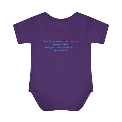 KINGDOM KID | Infant Bodysuit | Baby Heirs Collection (Romans 8:17)