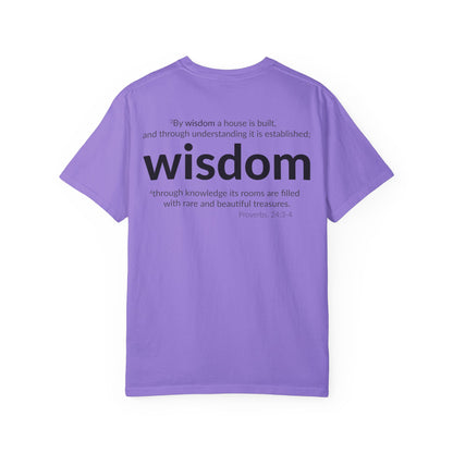 WISDOM | Faithware Collection – T-Shirt | Proverbs 24:3-4