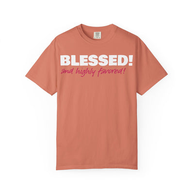Blessed & Highly Favored Women's Tee | Luke 1:28