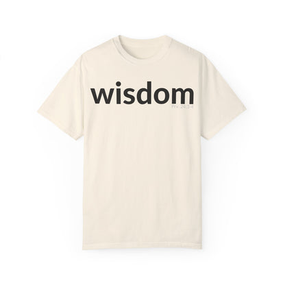 WISDOM | Faithware Collection – T-Shirt | Proverbs 24:3-4