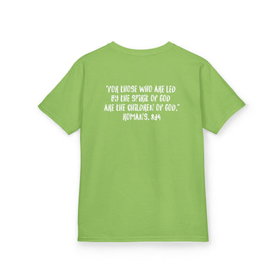 GOD'S CHILD! Collection |  Inspirational Youth Tee-Shirt | (Romans 8:14)