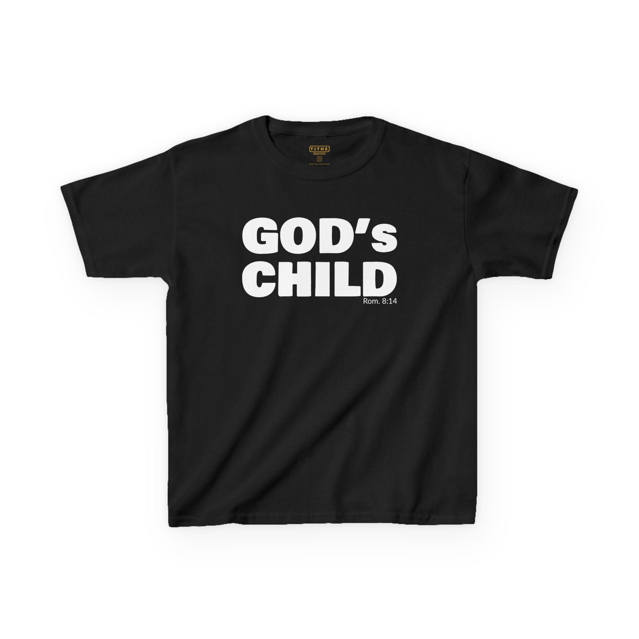 GOD'S CHILD! Collection |  Inspirational Youth Tee-Shirt | (Romans 8:14)