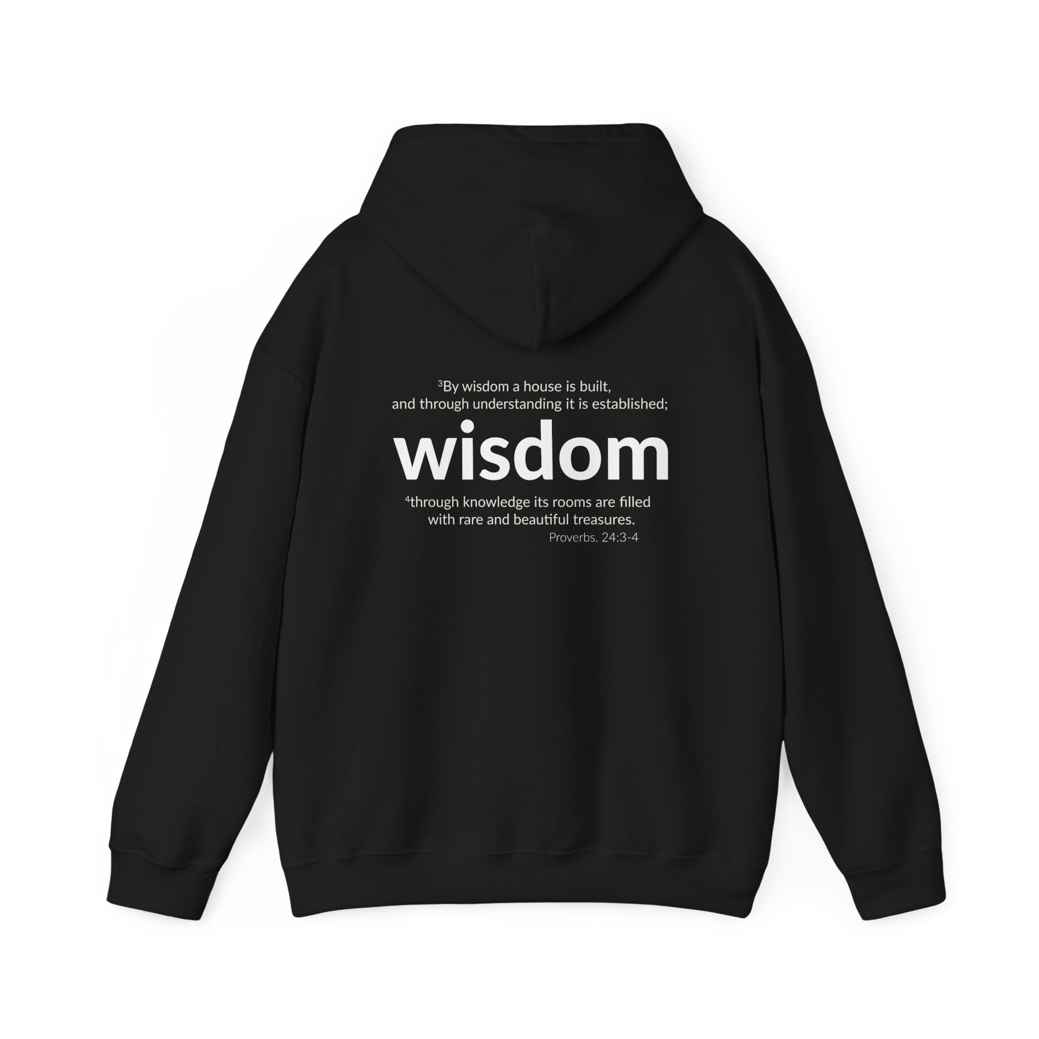 WISDOM | Faithware Collection – Hoodie | (Proverbs 24:3-4)