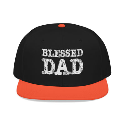 BLESSED DAD |  Snapback Hat |  Embroidered Cap for Father's Day, Gift for Dads, Trendy Father's Day Gift, Casual Everyday Wear