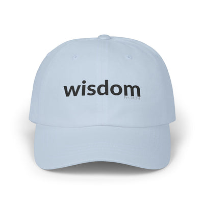 WISDOM Faithware Collection – Cap | (black text)