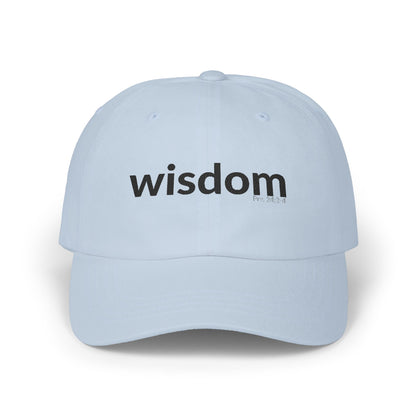 WISDOM Faithware Collection – Cap | (black text)