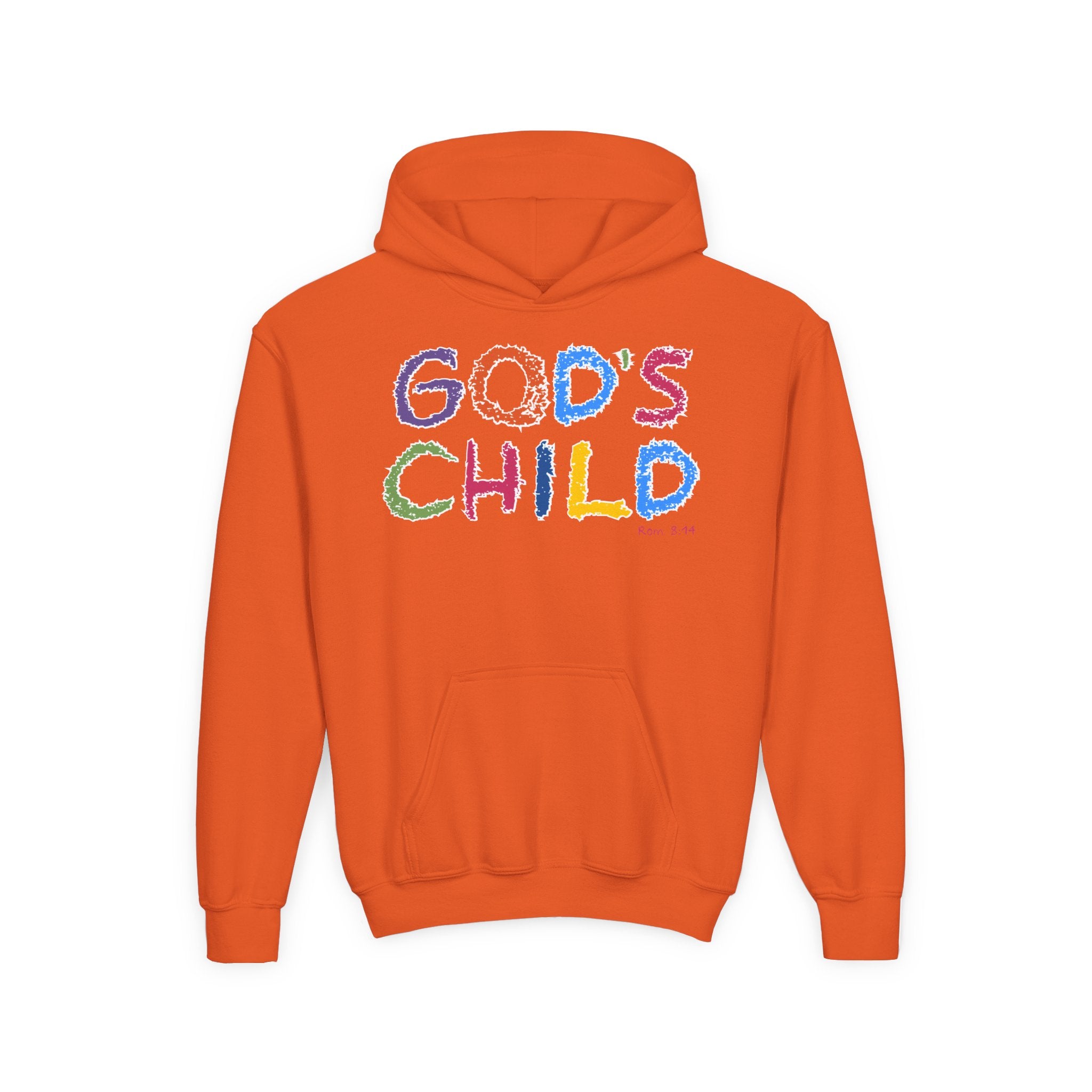 GOD'S CHILD! Collection | Hoodie [Youth]  | (Romans 8:14) - Pastel