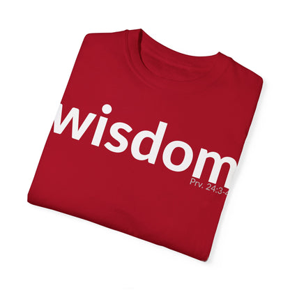 WISDOM | Faithware Collection – T-Shirt | Proverbs 24:3-4
