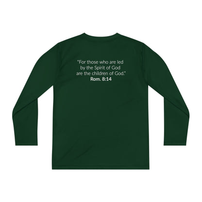 GOD'S CHILD! Collection Youth Long Sleeve Tee | (Romans 8:14)