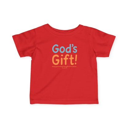 GOD’S GIFT™ Toddler Tee – Every Good & Perfect Gift | James 1:17