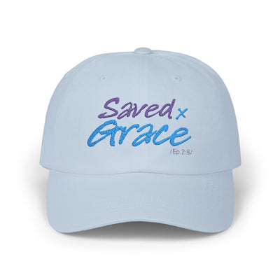 SAVED x GRACE  faithware collection Woman's Cap |  (Eph. 2:8) - Embroidered