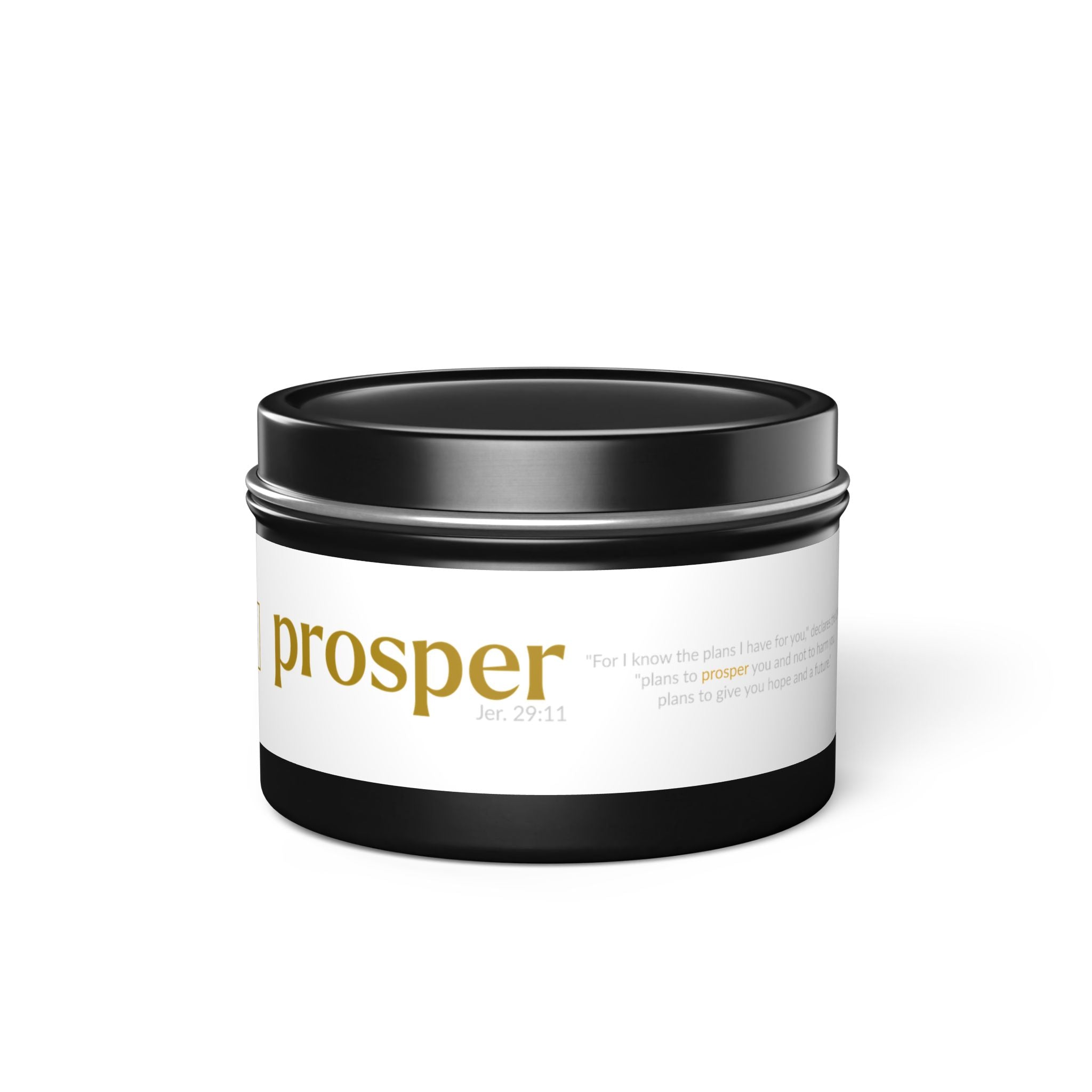 The PROSPER  29:11 Collection | Soy Aromatherapy Tin Travel Candles |