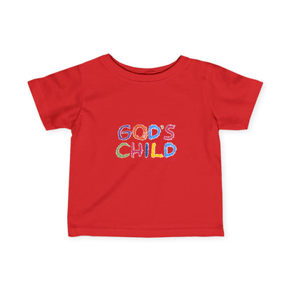 GOD'S CHILD! | Colorful Infant Fine Jersey Tee | Baby Heirs Collection (Roman's 8:14)