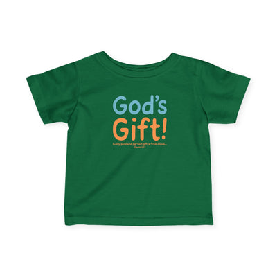 GOD’S GIFT™ Toddler Tee – Every Good & Perfect Gift | James 1:17