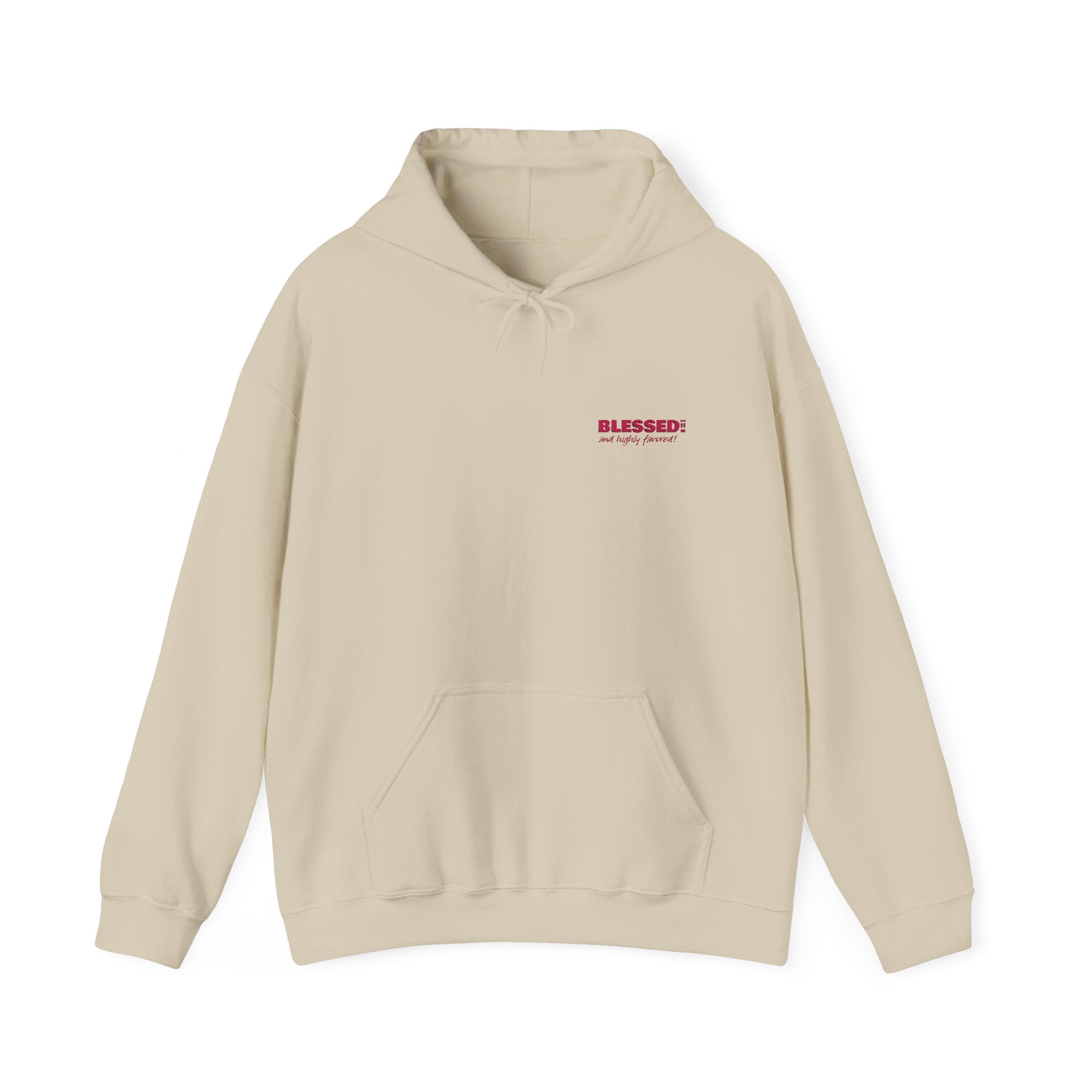 BLESSED! And Highly Favored Collection | Embroidered Hoodie |