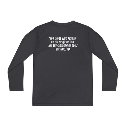 GOD'S CHILD! Collection | Youth Long Sleeve Tee | (Romans 8:14)