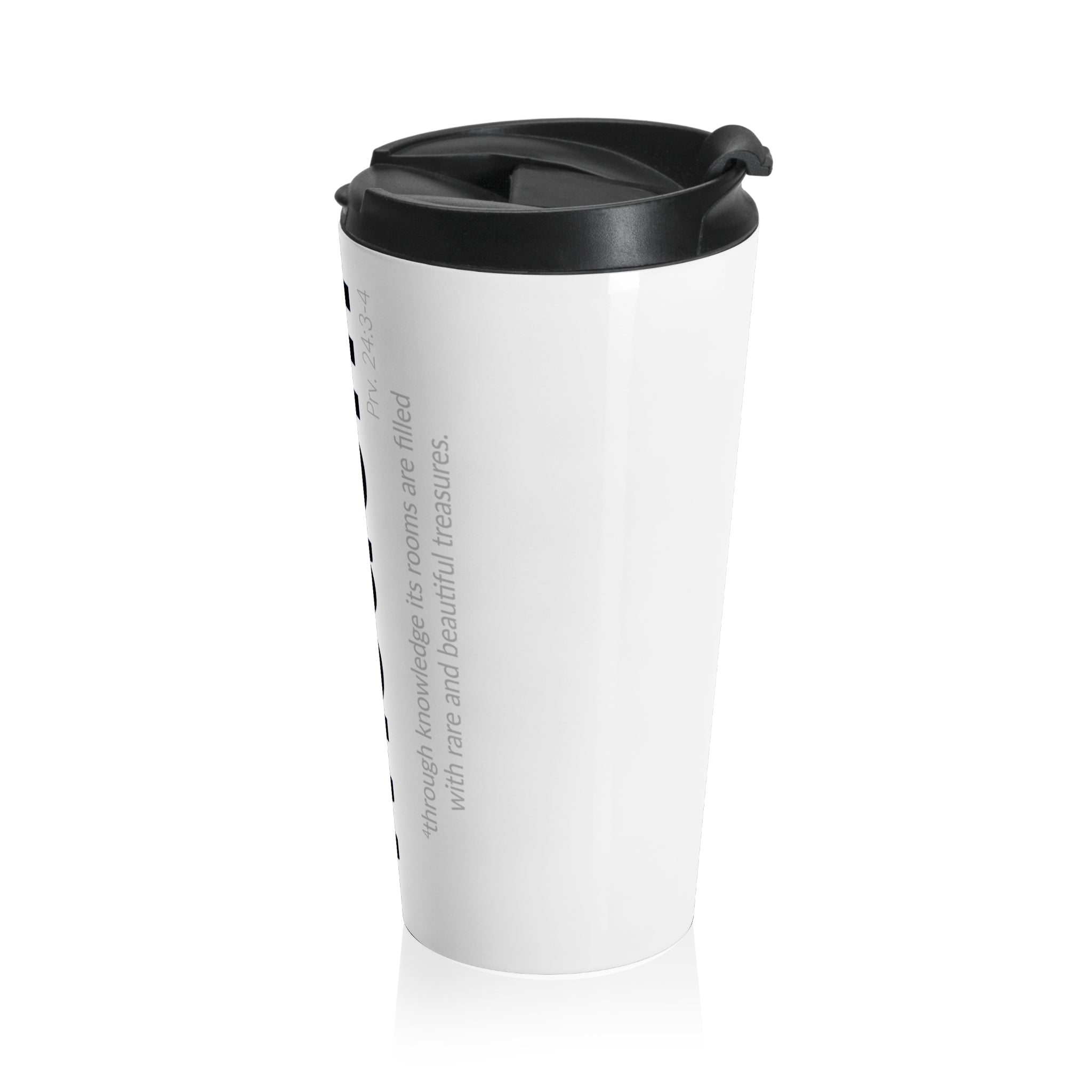 WISDOM Collection  -Inspirational Stainless Steel Travel Mug