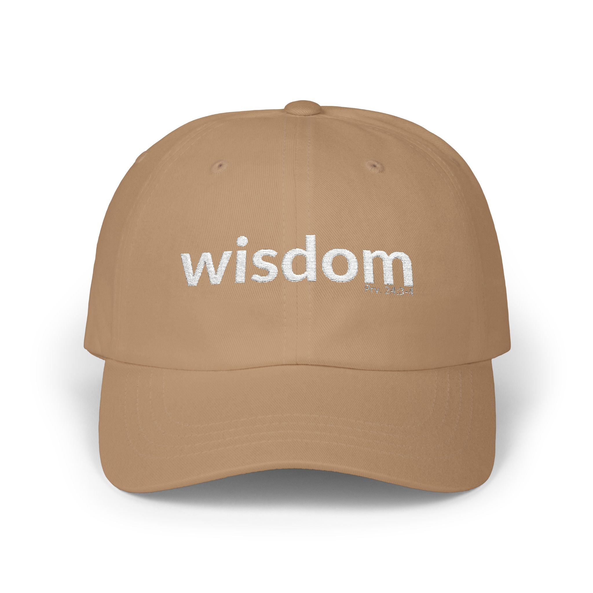 WISDOM Faithware Collection | Cap | (white text)