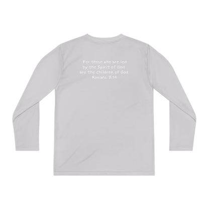 GOD'S CHILD! Collection | Youth Long Sleeve Tee  | (Romans 8:14) - Pastel