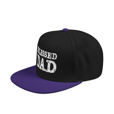 BLESSED DAD |  Snapback Hat |  Embroidered Cap for Father's Day, Gift for Dads, Trendy Father's Day Gift, Casual Everyday Wear