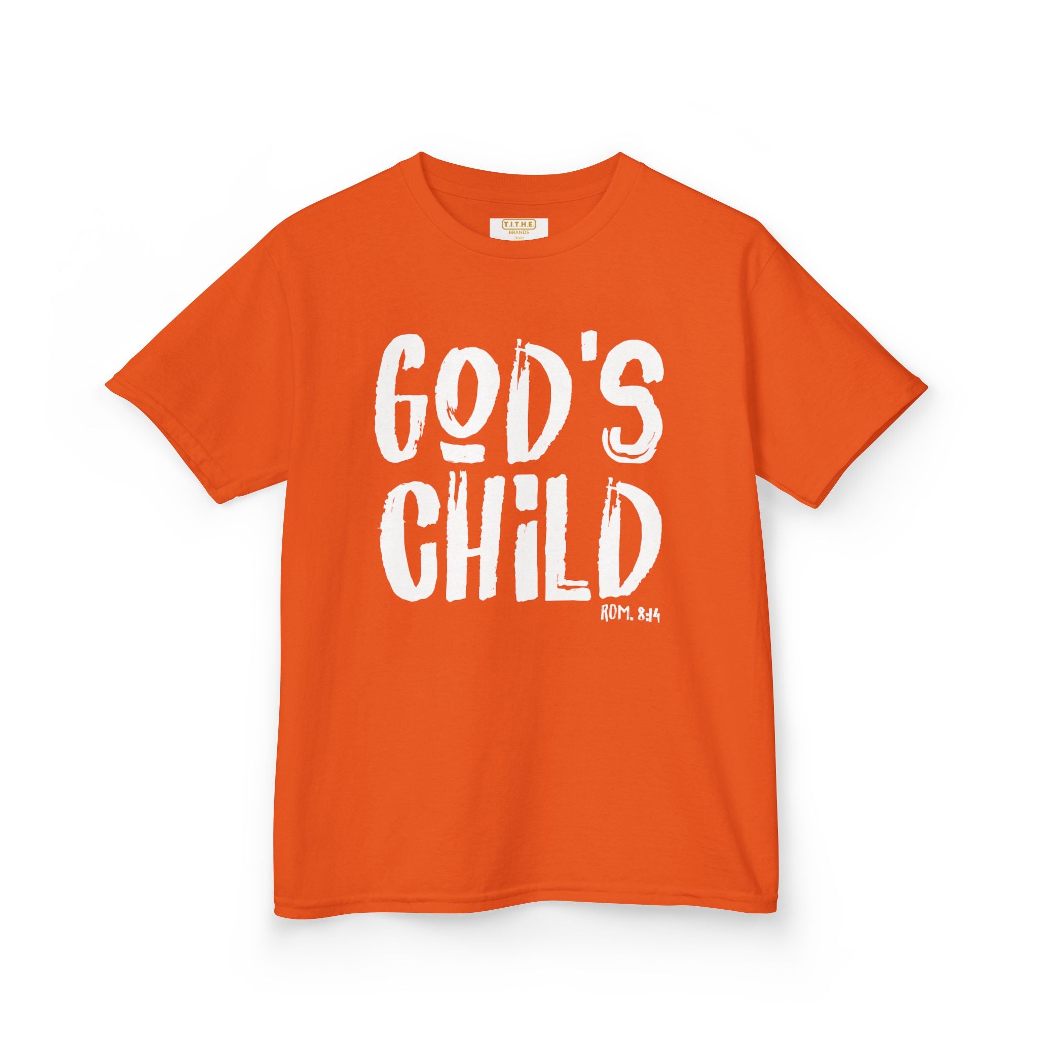 GOD'S CHILD! Collection |  Inspirational Youth Tee-Shirt | (Romans 8:14)