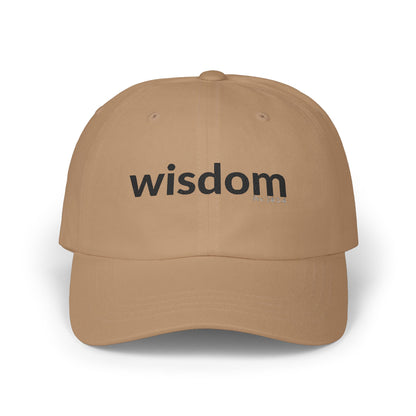 WISDOM Faithware Collection – Cap | (black text)