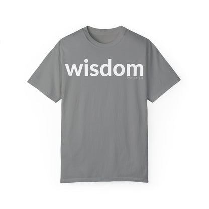 WISDOM | Faithware Collection – T-Shirt | Proverbs 24:3-4