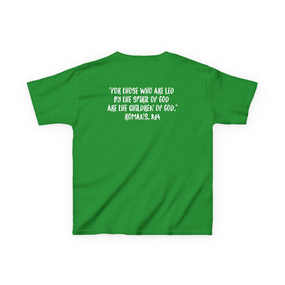 GOD'S CHILD! Collection |  Inspirational Youth Tee-Shirt | (Romans 8:14)