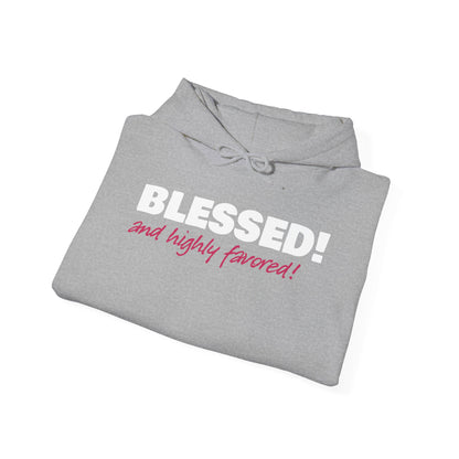 BLESSED! And Highly Favored Collection |  Hoodie | (Luke 1:28)