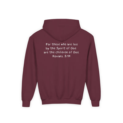GOD'S CHILD! Collection | Hoodie [Youth]  | (Romans 8:14) - Pastel
