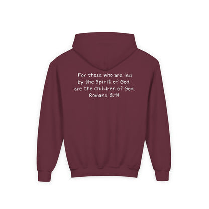 GOD'S CHILD! Collection | Hoodie [Youth]  | (Romans 8:14) - Pastel