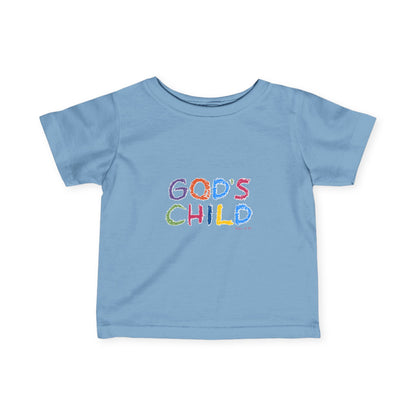 GOD'S CHILD! | Colorful Infant Fine Jersey Tee | Baby Heirs Collection (Roman's 8:14)