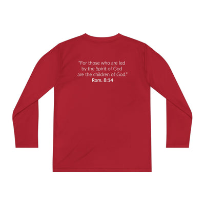 GOD'S CHILD! Collection Youth Long Sleeve Tee | (Romans 8:14)